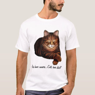  Slaapbruin Shirt met kat