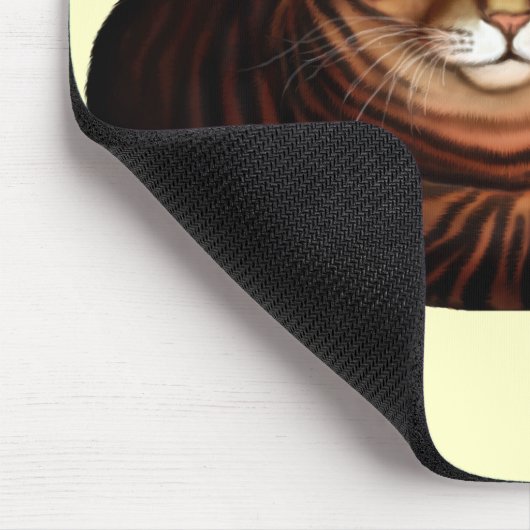  slaapbruine tablet Cat Mousepad Muismat (Hoek)