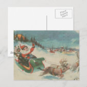 Slaapbuik en Reindester Feestdagenkaart (Voorkant / Achterkant)
