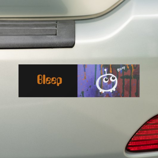 , slaapbumpersticker bumpersticker (Op auto)