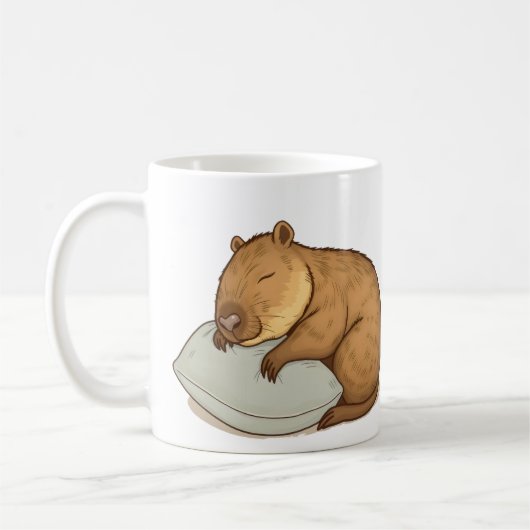 slaapcapibara koffiemok (Links)