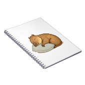 slaapcapibara notitieboek (Rechterzijde)
