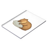 slaapcapibara notitieboek (Linkerzijde)