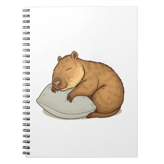 slaapcapibara notitieboek (Voorkant)