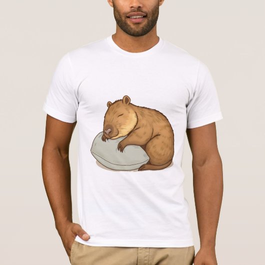 slaapcapibara t-shirt (Voorkant)