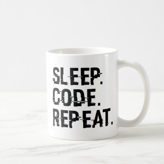 Slaapcode Herhalen Koffiemok (Rechts)