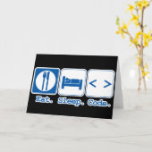 slaapcode (html) kaart (Gele Bloem)