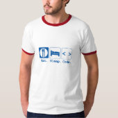 slaapcode (html) t-shirt (Voorkant)