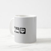 slaapcode koffiemok (Voorkant links)