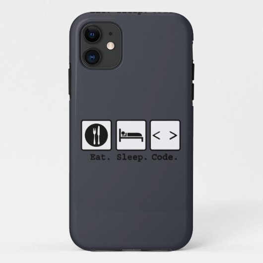 Slaapcode Nerd Draag Case-Mate iPhone Case (Achterkant)