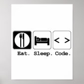 slaapcode poster (Voorkant)