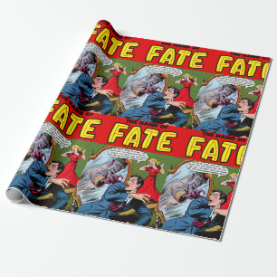 Slaapcretie in de spiegel  comics wrappi cadeaupapier