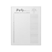 Slaapdagboek, slaapstandtracker notitieblok (Linkerzijde)