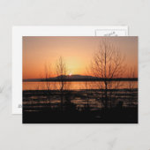 Slaapdame Sunset - Anchorage, Alaska Briefkaart (Voorkant / Achterkant)