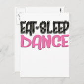 slaapdans briefkaart (Voorkant / Achterkant)