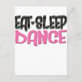 slaapdans briefkaart (Voorkant)