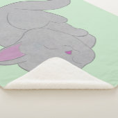 Slaapde Grijze Kitten Dekbed Sherpa Deken (3/4)