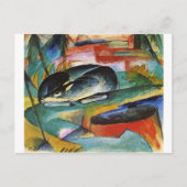 Slaapdeer van Franz Marc Briefkaart (Voorkant)