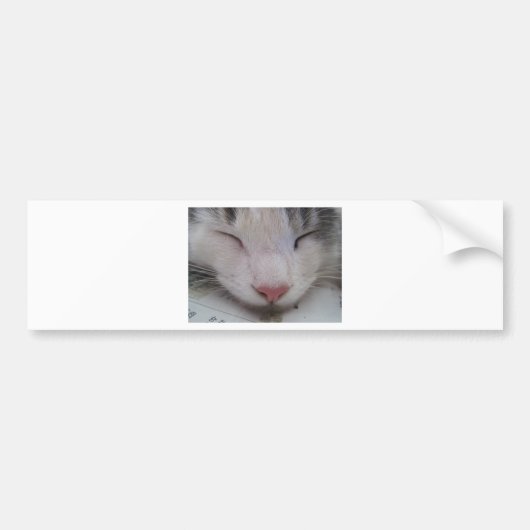 Slaapdeksel Bumpersticker (Voorkant)