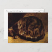 Slaapdeksel van Renoir Briefkaart (Voorkant / Achterkant)