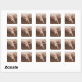 Slaapdeksel Vierkante Sticker (Vel)