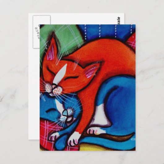 Slaapdeksels Briefkaart (Voorkant / Achterkant)