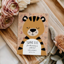 Slaapdichte Tijger Boho Woodland Bedankt Baby Borr