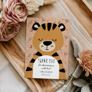 Slaapdichte Tijger Boho Woodland Bedankt Baby Borr
