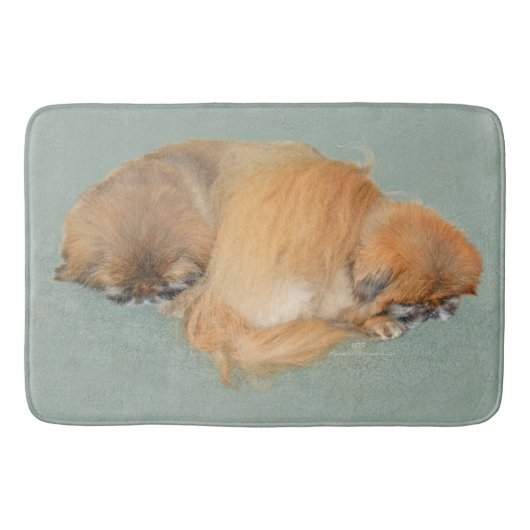 Slaapdige Middag Badmat (Voorkant)