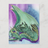 slaapdraak briefkaart (Voorkant)