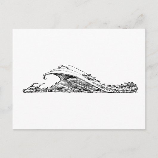 Slaapdraak-Briefkaart Briefkaart (Voorkant)