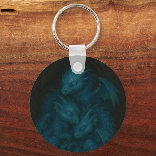 Slaapdraken Sleutelhanger (Achterkant)