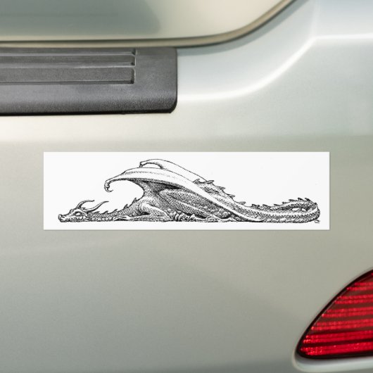 SlaapdrakenBumpersticker Bumpersticker (Op auto)