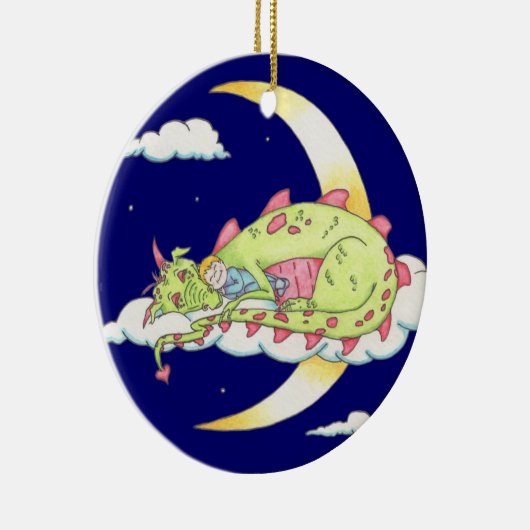 Slaapdrakenversiering Keramisch Ornament (Rechts)