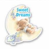 Slaapdromen baby sticker (Voorkant)
