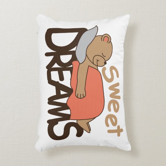 Slaapdromen wensen design decoratief kussen (Voorkant(Verticaal))