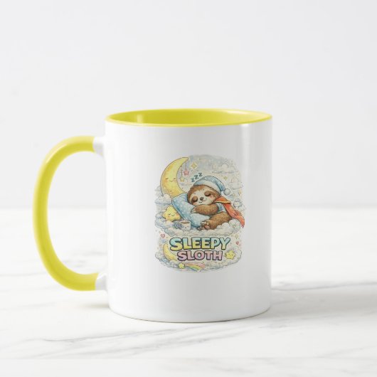 Slaapdronken Luiaard Knuffel Mok (Links)