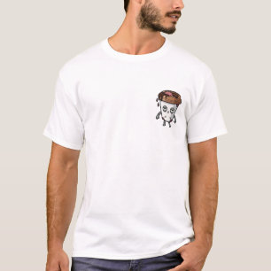 Slaapdronken Zombie Koffiekopje Karakter T-shirt