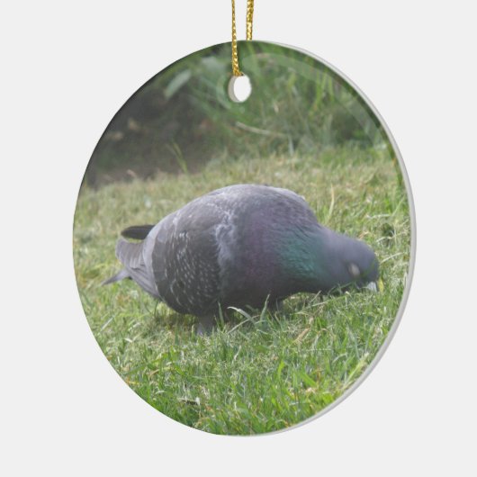 Slaapduif Aangepaste verjaardag Keramisch Ornament (Links)