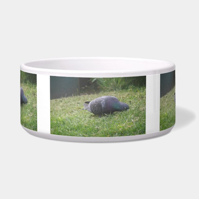 Slaapduif Dog Bowl Voerbakje (Voorkant)