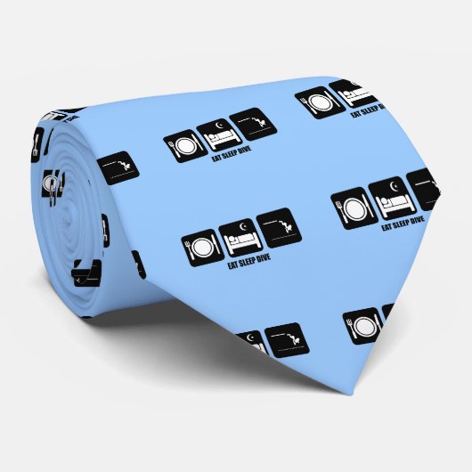 slaapduiker eten stropdas (Opgerold)