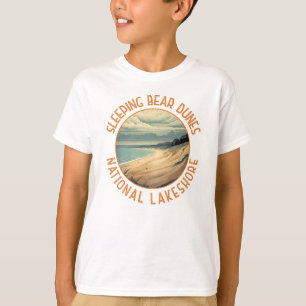 Slaapduinen Beer National Lakeshore Circle T-shirt