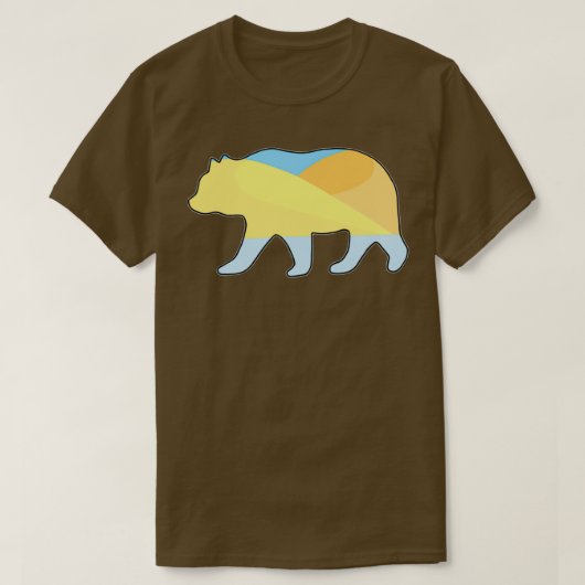 slaapduinen beer t-shirt (Design voorkant)