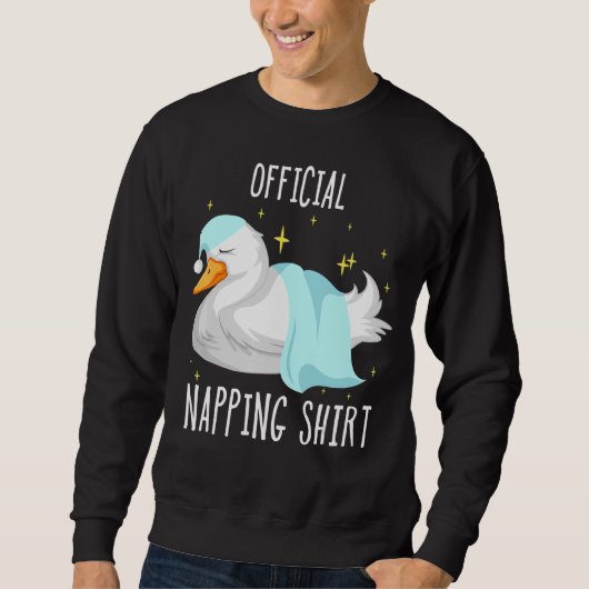 Slaapeend pyjama slaapkop trui (Voorkant)