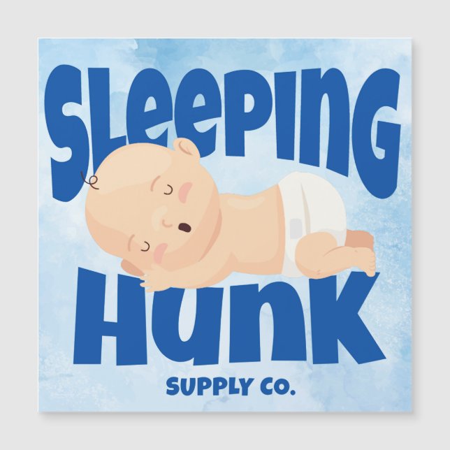 Slaapend baby (Voorkant)