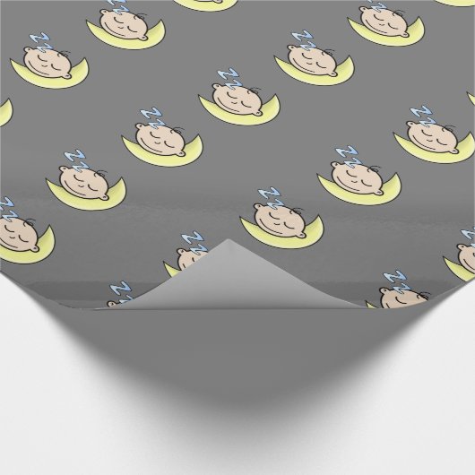 Slaapend Baby Cadeaupapier (Hoek)