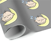 Slaapend Baby Cadeaupapier (Rol Hoek)