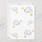 Slaapend Baby shower Kaart (Achterkant)