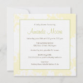 Slaapend Baby - Uitnodiging Baby shower (Achterkant)