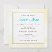 Slaapend Baby - Uitnodiging Baby shower (Achterkant)